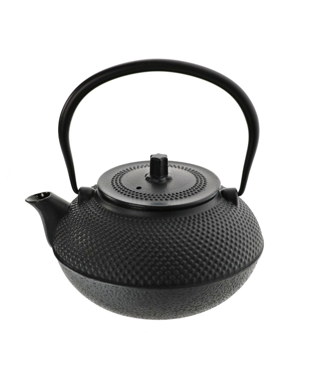 Żeliwny czajnik do herbaty 1,5 L, japoński dzbanek z zaparzaczem - Infuso Nalo - orientalny, czarny