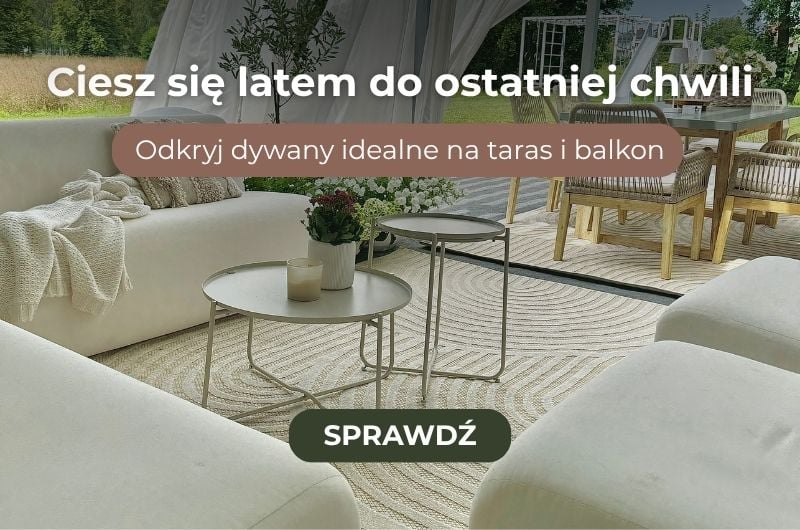 Dywany zewnętrzne na taras i balkon