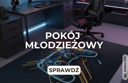 Pok&oacute;j młodzieżowy &ndash; nowoczesny dywan w pokoju młodzieżowym