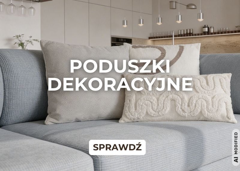 Poduszki dekoracyjne &ndash; jasne poduszki dekoracyjne na sofie do salonu i sypialni