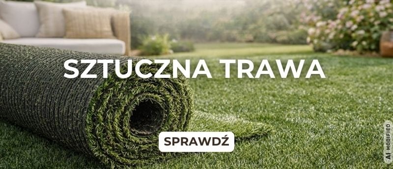 Sztuczna trawa &ndash; rolka sztucznej trawy na trawniku
